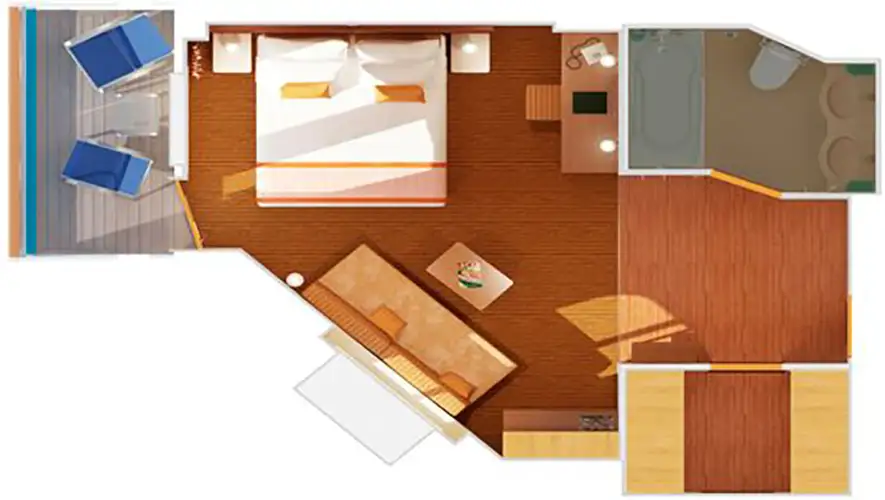 OB Junior Suite (Sichtbehinderung) 