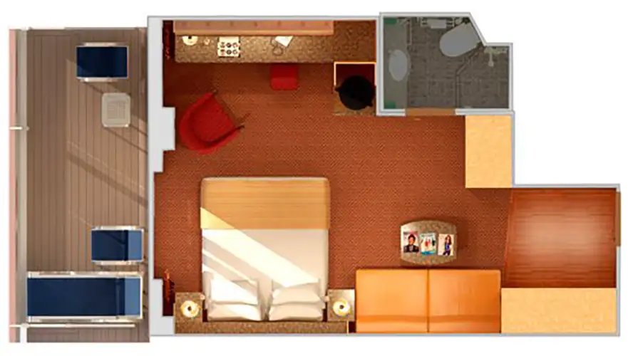 9B Balkonkabine Premium