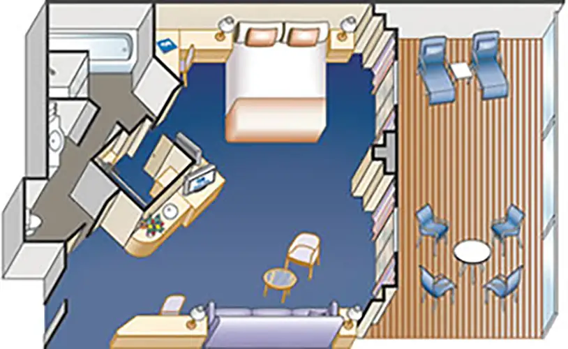 S2 Suite mit Balkon