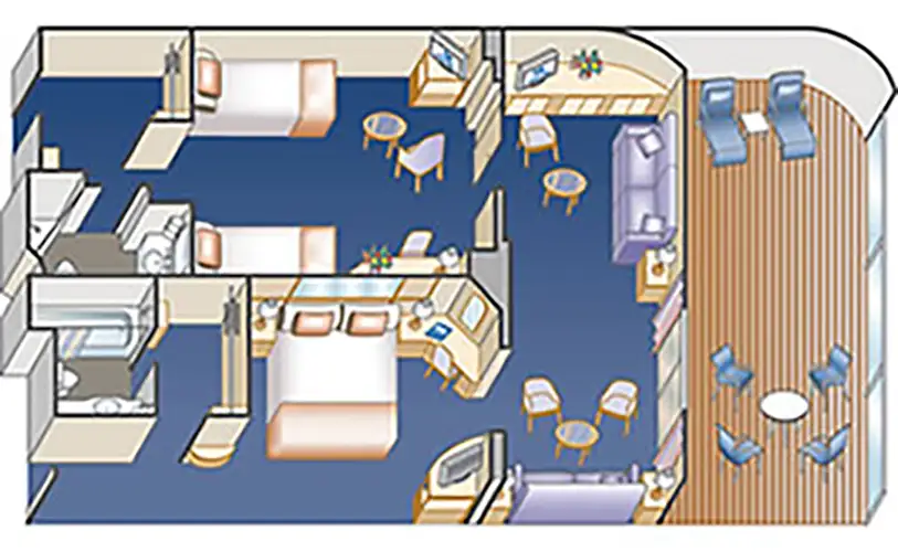 S8 Familien Suite mit Balkon
