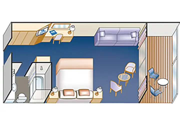 MB Mini Suite mit Balkon