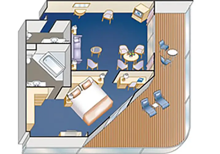 S2 Suite mit Balkon