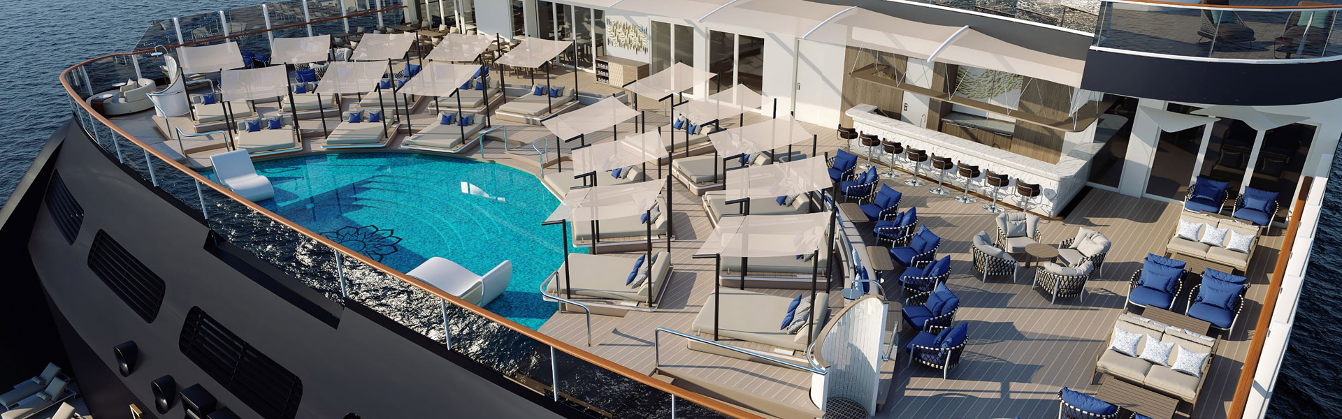 Raffinierte Privilegien und Wohlbefinden an Bord